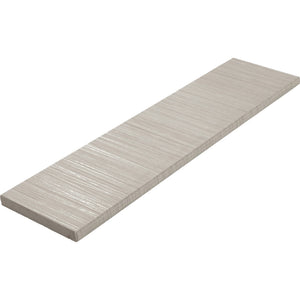 Daltile Fabrique Creme Linen S43C9 Bullnose Matte Floor Tile Trim
