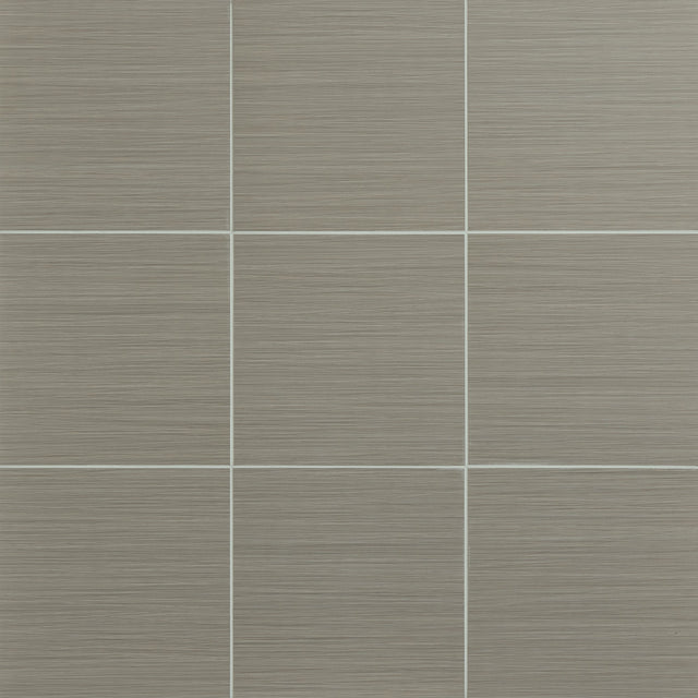 Daltile Fabrique Gris Linen Square 24x24 Matte Floor Tile