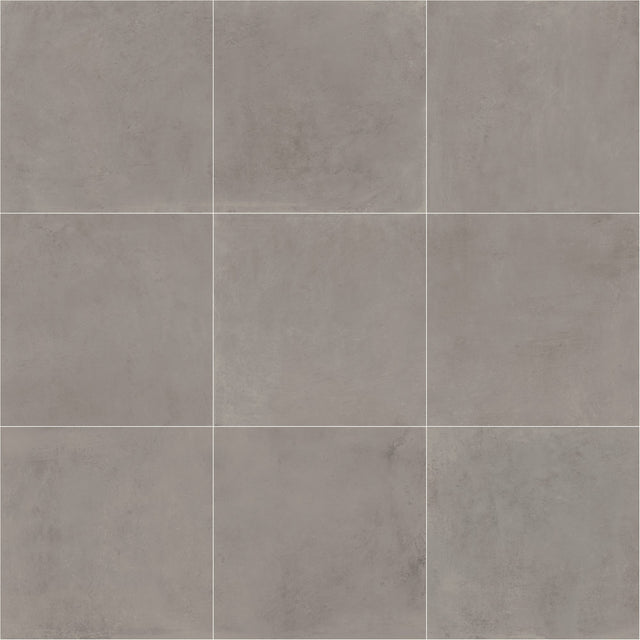 Daltile Portfolio Ash Grey Square 24x24 Matte Floor Tile