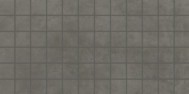 Daltile Portfolio Iron Grey Straight Joint 2x2 Matte Mosaic Tile