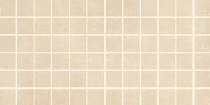 Daltile Portfolio Cream Straight Joint 2x2 Matte Mosaic Tile