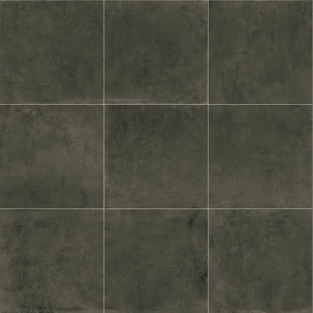 Daltile Portfolio Charcoal Square 24x24 Matte Floor Tile