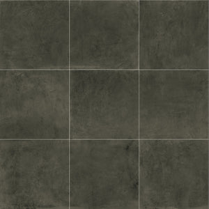 Daltile Portfolio Charcoal Square 24x24 Matte Floor Tile