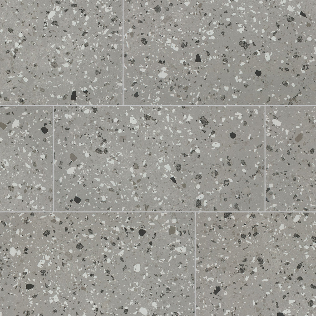 Daltile Poke Smoke Flecks Rectangle 12x24 Matte Floor Tile