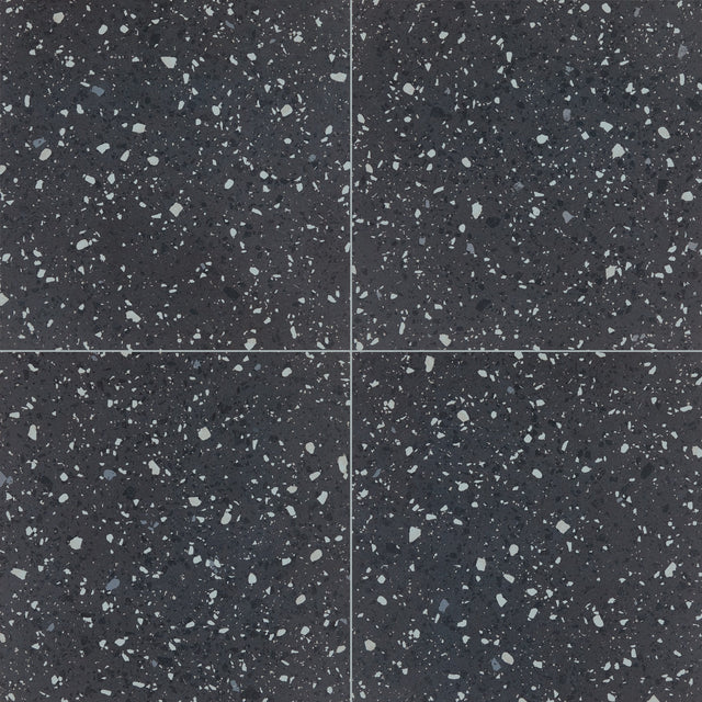 Daltile Poke Raven Flecks Square 24x24 Matte Floor Tile