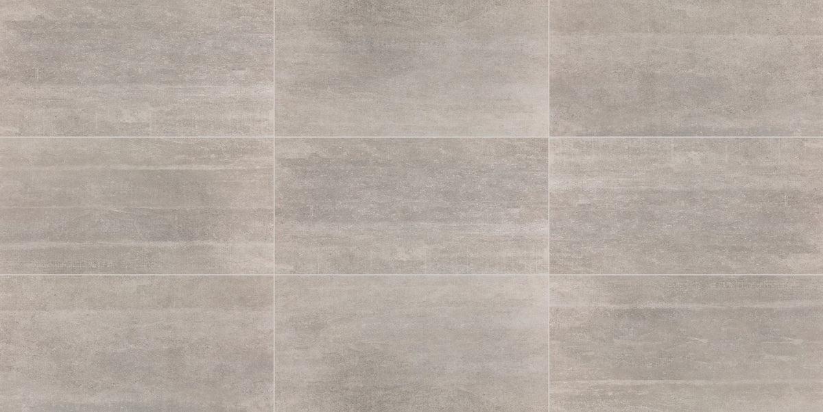 Daltile Concrete Masonry Greige Rectangle 15x30 Matte Floor Tile