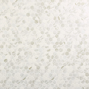 Daltile Perpetuo Brilliant White Hexagon 8x9 Matte Floor Tile
