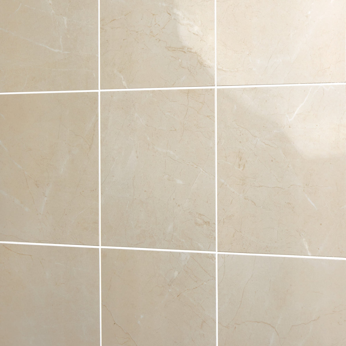 Daltile Perpetuo Elegant Beige Square 12x12 Polished Floor Tile