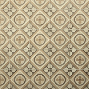 Daltile Quartetto Warm Petalo Petalo 8x8 Matte Floor Tile Deco