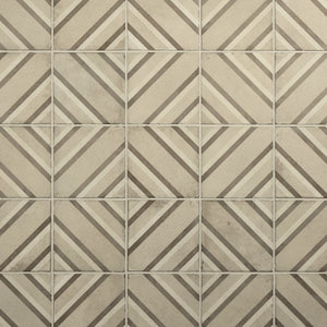 Daltile Quartetto Warm Piazza Piazza 8x8 Matte Floor Tile Deco