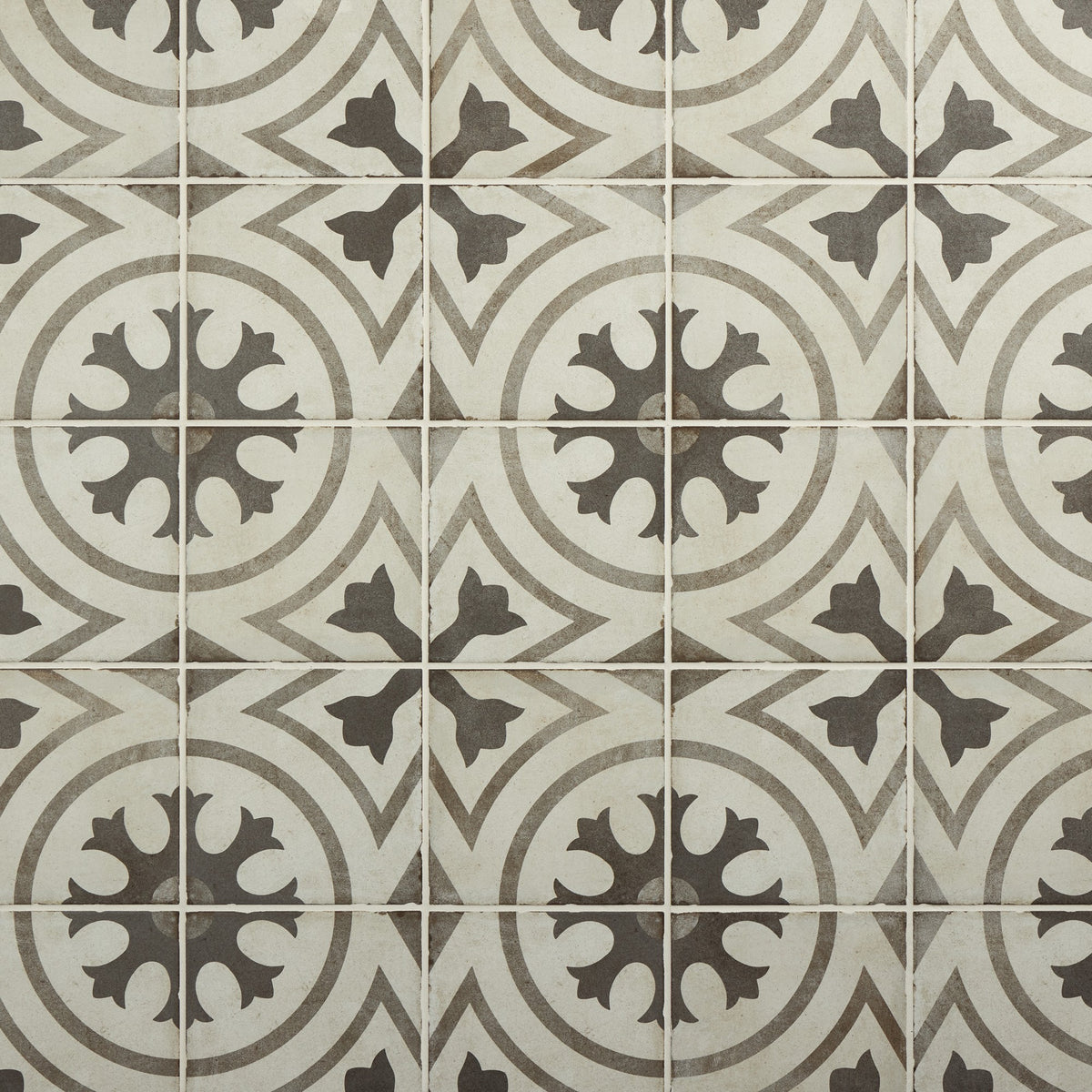 Daltile Quartetto Cool Circolo Circol 8x8 Matte Floor Tile Deco