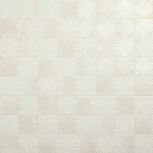 Daltile Relicca Deckle Square 4x4 Circle Glossy Wall Tile