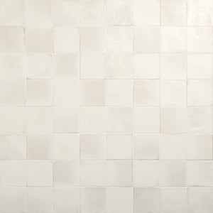 Daltile Relicca Deckle Square 4x4 Handcrafted Glossy Wall Tile