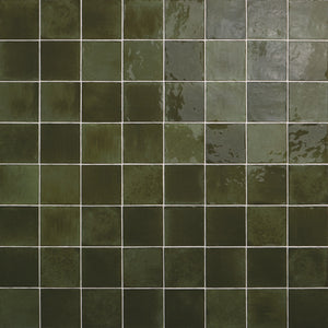 Daltile Relicca Nook Square 4x4 Handcrafted Glossy Wall Tile