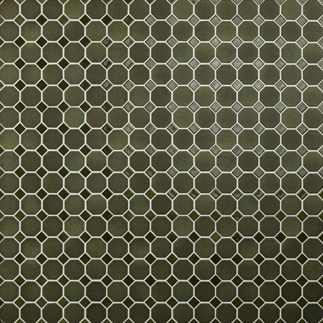 Daltile Relicca Nook Octagon / Dot 2 Mixed Mosaic Tile