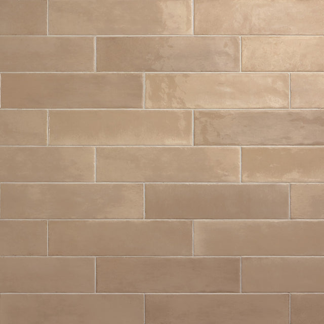 Daltile Relicca Foxed Rectangle 4x16 Handcrafted Glossy Wall Tile