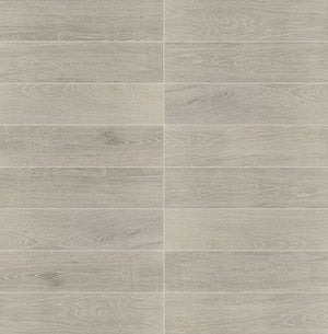 Daltile Platinum Light Gray Plank 6x24 Matte Floor Tile