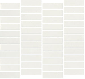 Daltile Rigid Clay Salt Off Set 1x3 Microban Matte Mosaic Tile