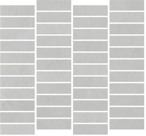 Daltile Rigid Clay Rock Off Set 1x3 Microban Matte Mosaic Tile