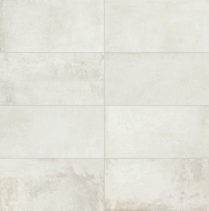 Daltile Rekindle White Rectangle 24x48 Stepwise Matte Floor Tile