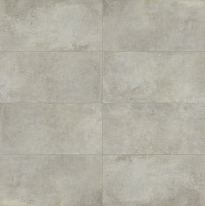 Daltile Rekindle Light Grey Rectangle 24x48 Stepwise Matte Floor Tile RK12RCT2448XTMT