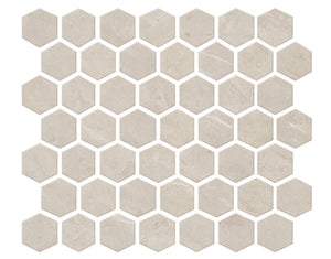 Daltile Prime Dynamic Beige Hexagon 1 1/2x1 1/2 Matte Mosaic Tile