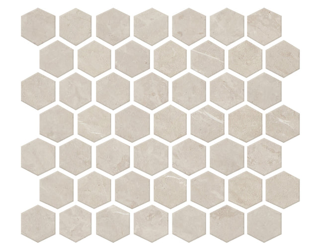 Daltile Prime Dynamic Beige Hexagon 1 1/2x1 1/2 Matte Mosaic Tile