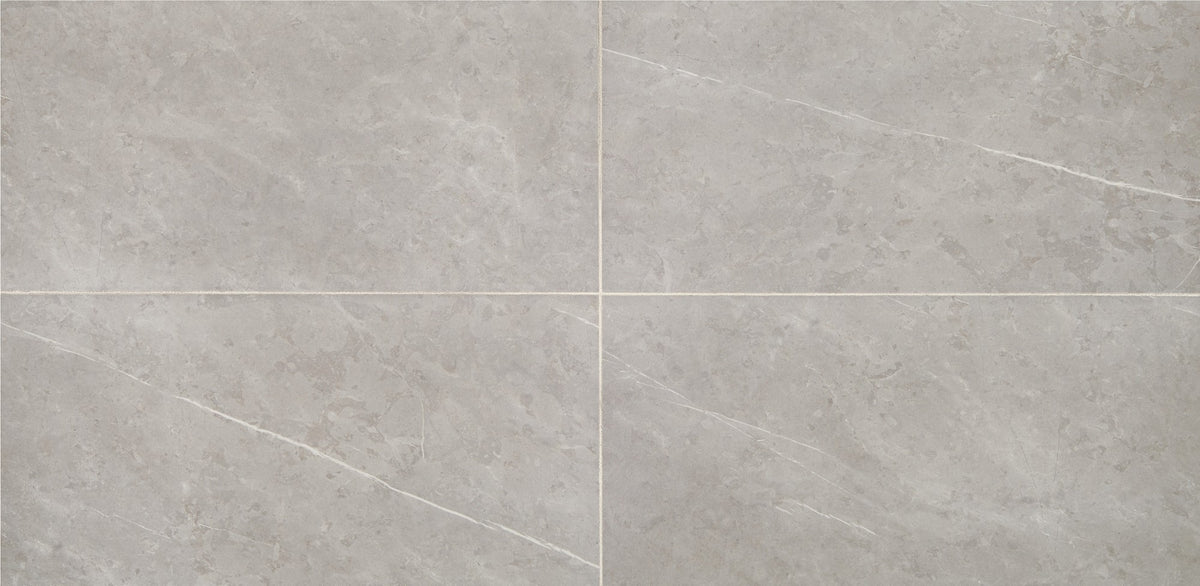 Daltile Prime Stamina Grey Rectangle 10x14 Glossy Wall Tile