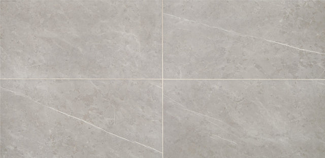 Daltile Prime Stamina Grey Rectangle 10x14 Glossy Wall Tile