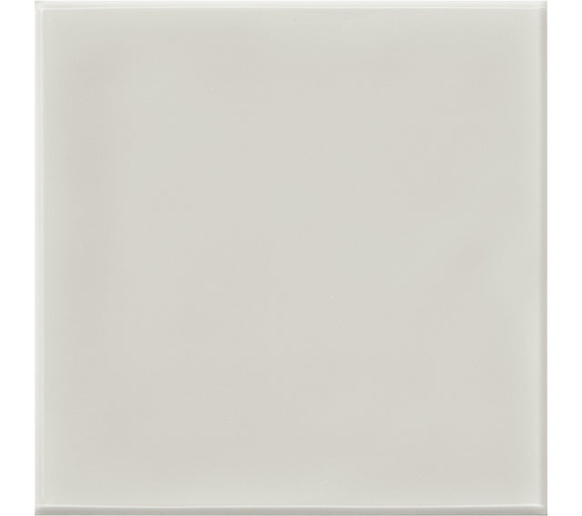 Daltile RetroSpace Remix Mercury Grey Square 6x6 Undulated Glossy Wall Tile