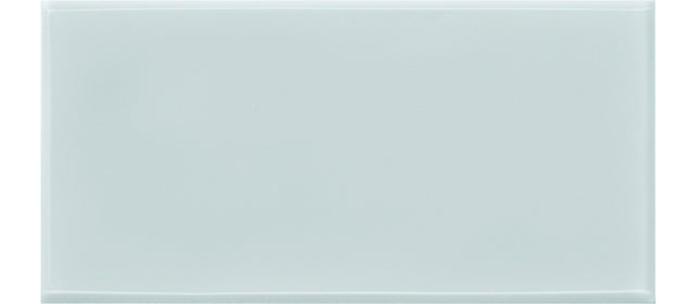 Daltile RetroSpace Remix Sky Blue Rectangle 3x6 Undulated Glossy Wall Tile