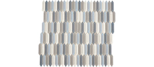 Daltile Revalia Remix Hot Spring Blend Picket 1x4 Glossy Mosaic Tile