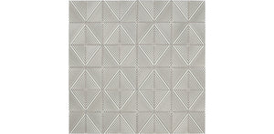 Daltile Revalia Remix White Structural 3x4 Matte Mosaic Tile