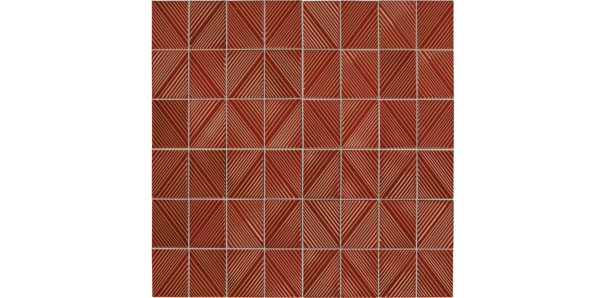 Daltile Revalia Remix Spice Structural 3x4 Glossy Mosaic Tile