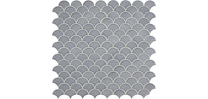Daltile Revalia Remix Exquisite Sky Fan 3 Glossy Mosaic Tile