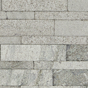 Daltile Stacked Stone Haikou Gray Stacked 6x24 Natural Cleft Stone Tile