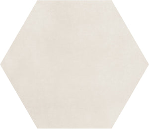 Daltile Scrapbook Album White Hexagon 8x9 Matte Floor Tile