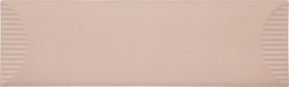 Daltile Stencil Blush Rectangle 4x12 Half Moon Matte Wall Tile