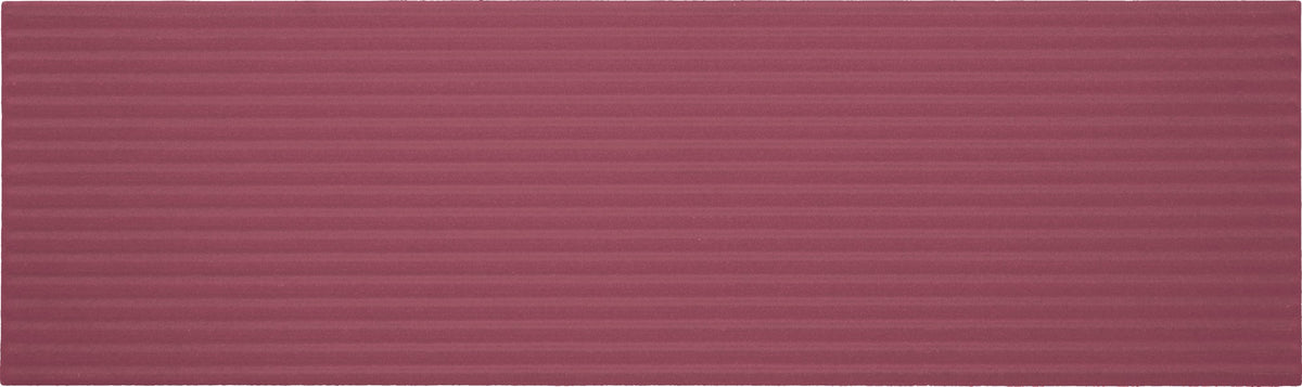 Daltile Stencil Berry Rectangle 4x12 Linear Matte Wall Tile