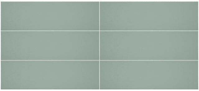 Daltile Stencil Mint Rectangle 4x12 Matte Floor Tile