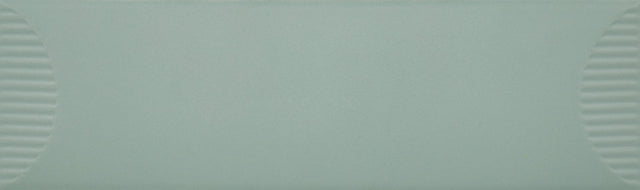 Daltile Stencil Mint Rectangle 4x12 Half Moon Matte Wall Tile