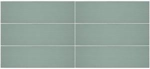 Daltile Stencil Mint Rectangle 4x12 Linear Matte Wall Tile