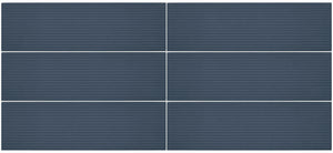Daltile Stencil Indigo Rectangle 4x12 Linear Matte Wall Tile