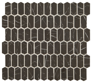 Daltile Statuette Night Shade Picket 1x2 Matte Mosaic Tile