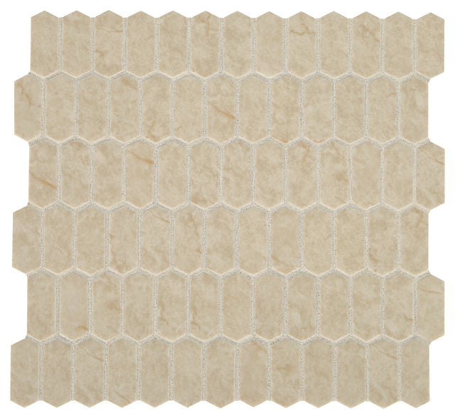 Daltile Statuette Harbor Beige Picket 1x2 Matte Mosaic Tile