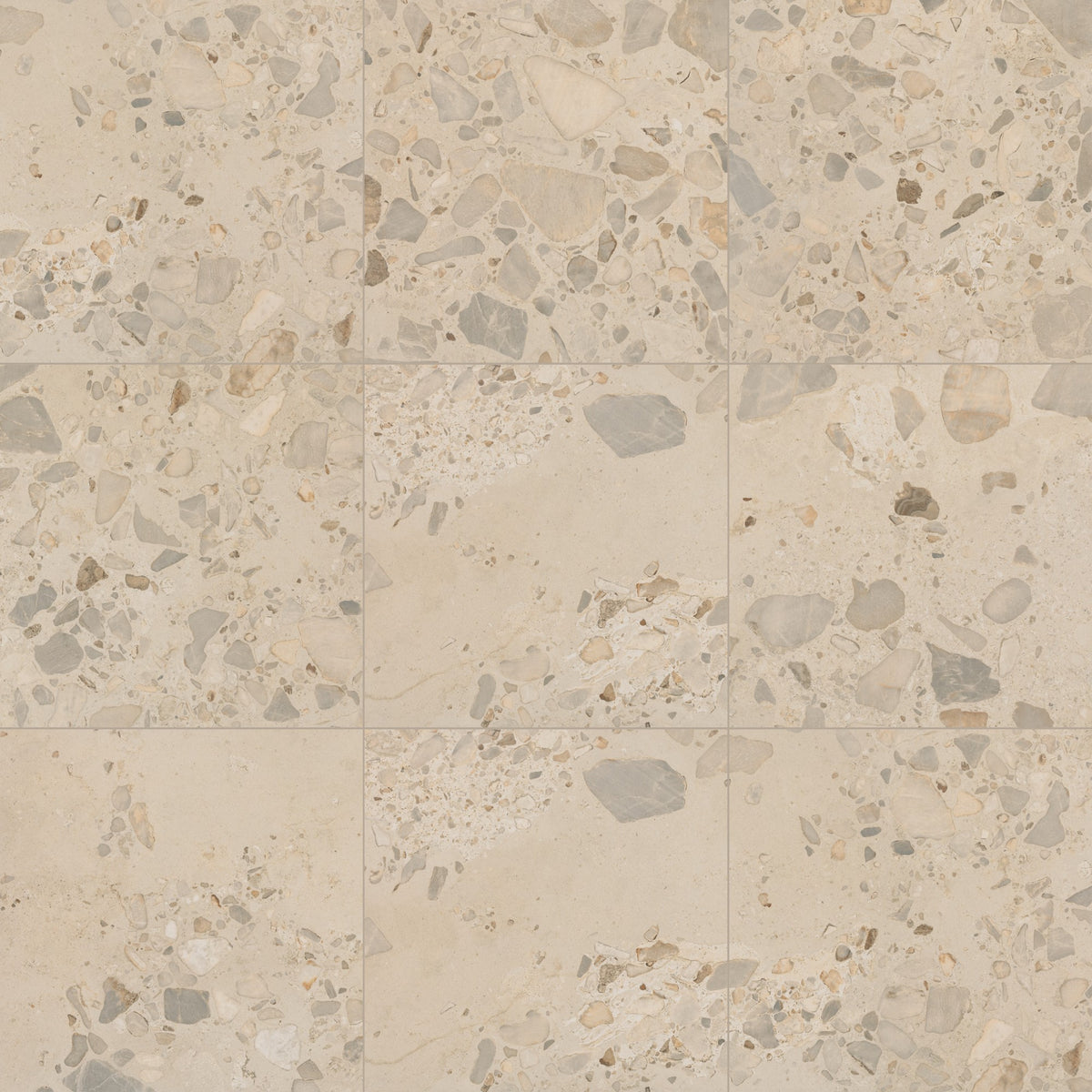 Daltile Sand and Stone Basin Square 24x24 Stone Matte Floor Tile