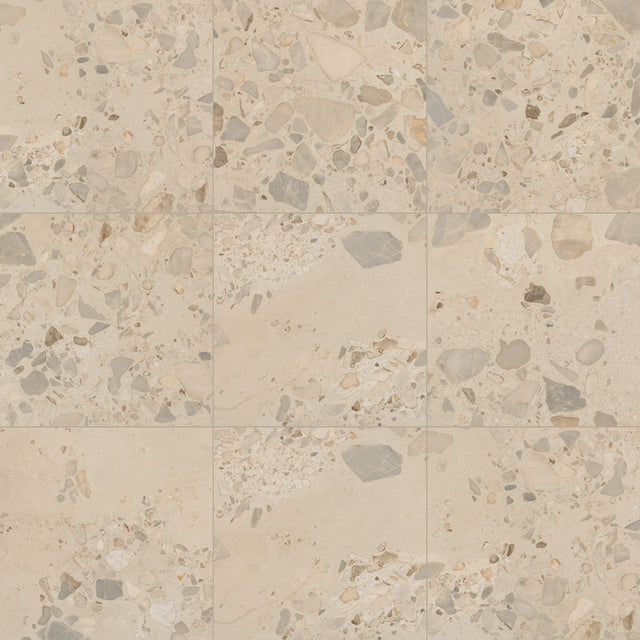 Daltile Sand and Stone Basin Square 24x24 Stone Matte Floor Tile