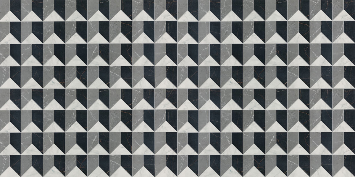 Daltile Sovran Arrow Rectangle 24x48 Satin Floor Tile