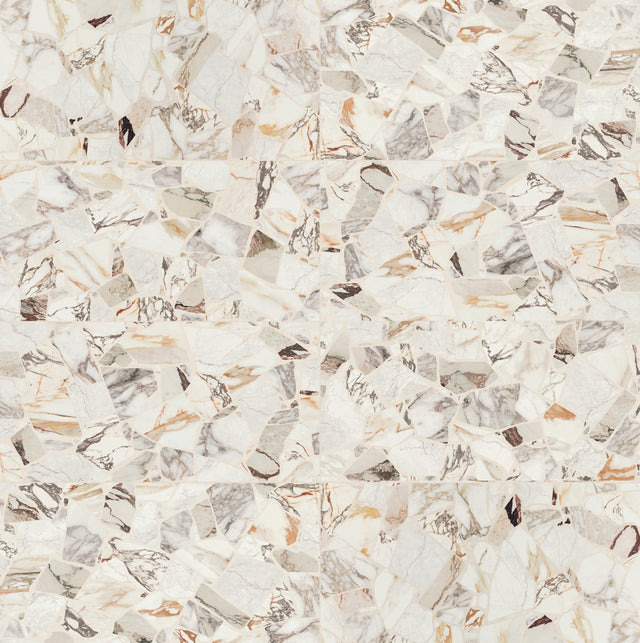 Daltile Sovran Marbled Palladiana Rectangle 24x48 Satin Floor Tile