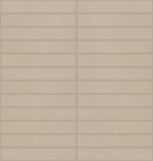 Daltile Synchronic Beige Straight Joint 1x6 Matte Mosaic Tile
